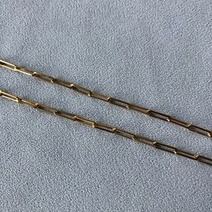 Chain Link 50 cm Necklace ~ Gold Tone Stainless Steel ~ Brand New!
